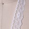 4 Yards White Polyester Narrow Bridal Lace Trim for Crafts and Home Decor